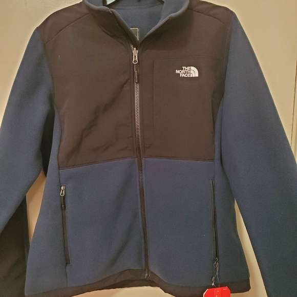 Womens North Face Denali 2 jacket. Navy blue. - Picture 4 of 8